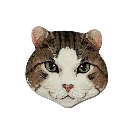 Cat Face Coasters