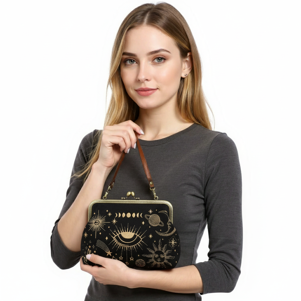 Celestial Kiss Lock Bag