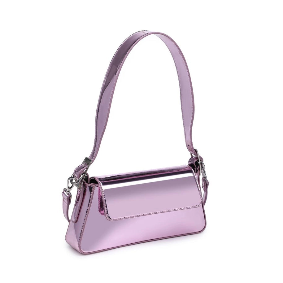 Mirror Metallic Dual strap Shoulder/Crossbody Bag