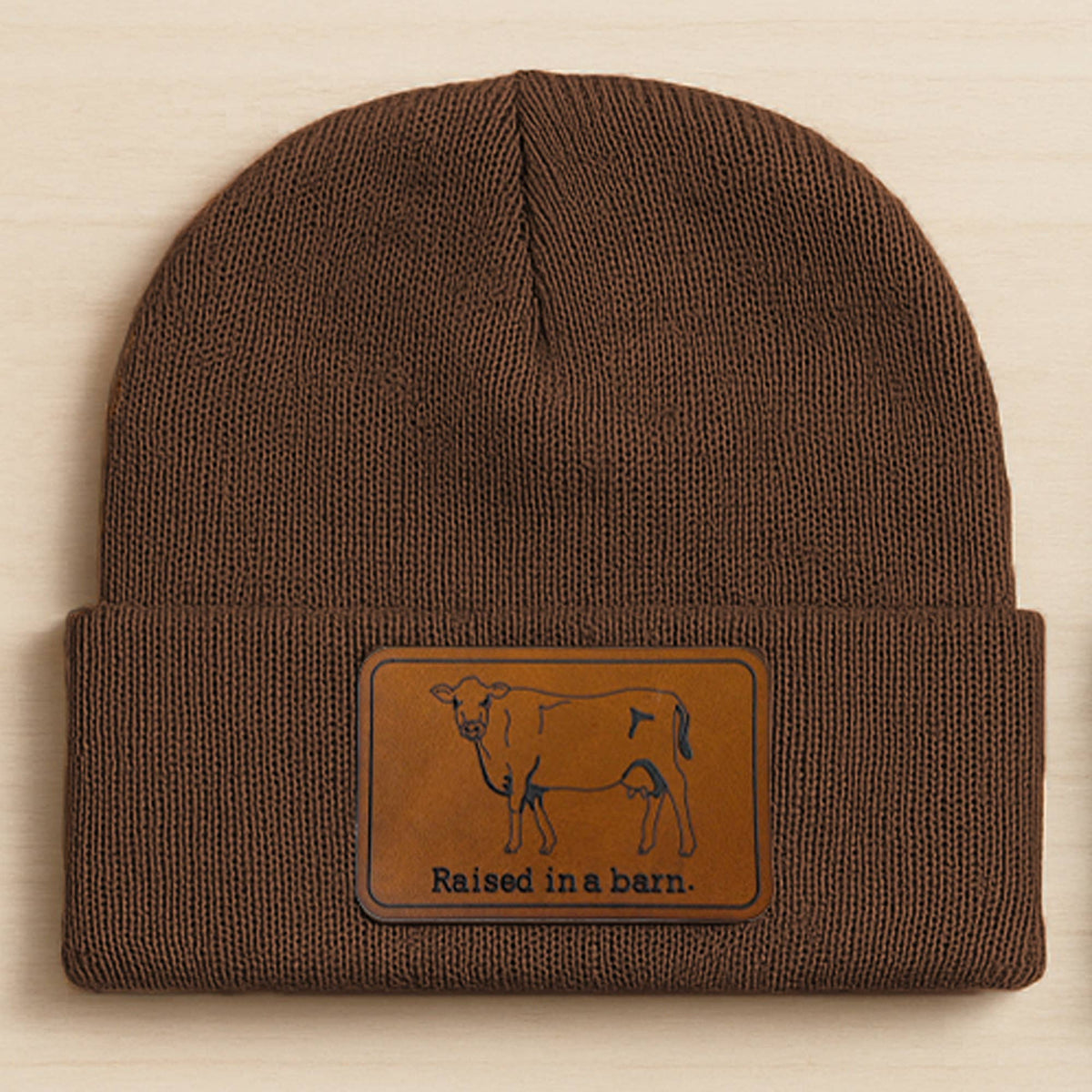 Raised in a Barn Cow Country Western Hat for Kids Rural Farm