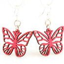 Butterfly Blossoms Wooden Earrings