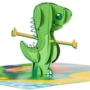 Unstoppable T Rex 3D Card