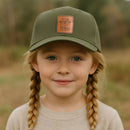 Feral Animal Raccoon Trucker Hat for Kids