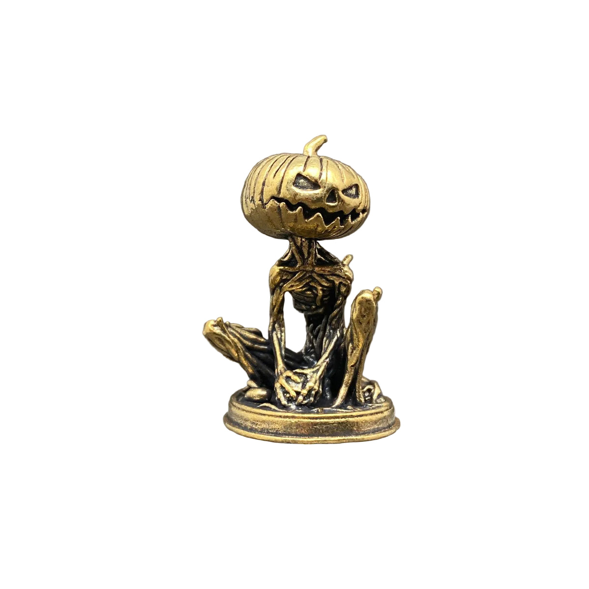 Brass Pumpkin Ghost Crafts Desktop Ornaments