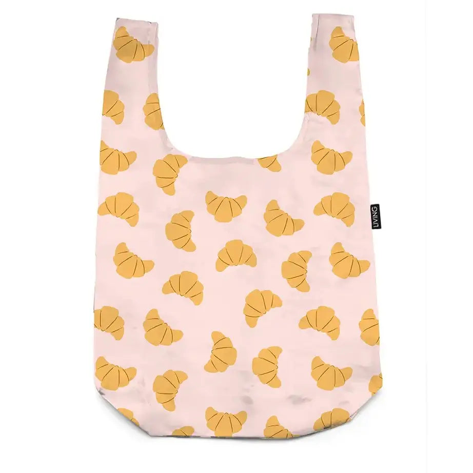 Croissant Pastry 2-in-1 Bag Charm & Reusable Shopper Bag