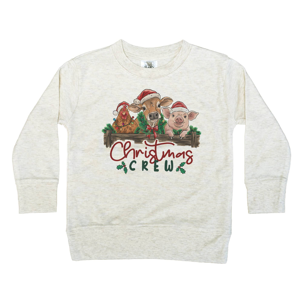 Christmas Crew Farm Pajama Set