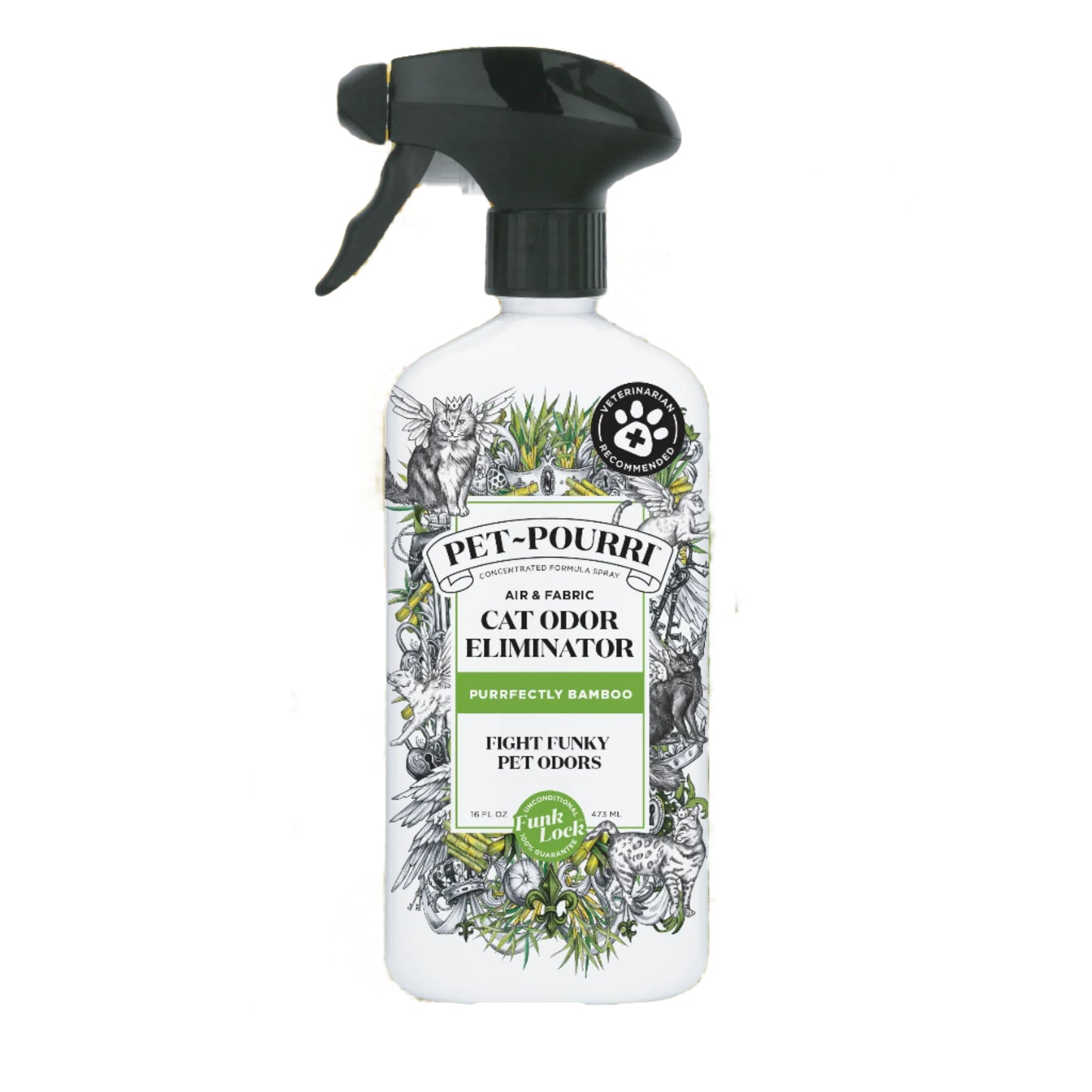 Pet-Pourri Cat Purrfectly Bamboo Air+Fabric Refresher 16oz