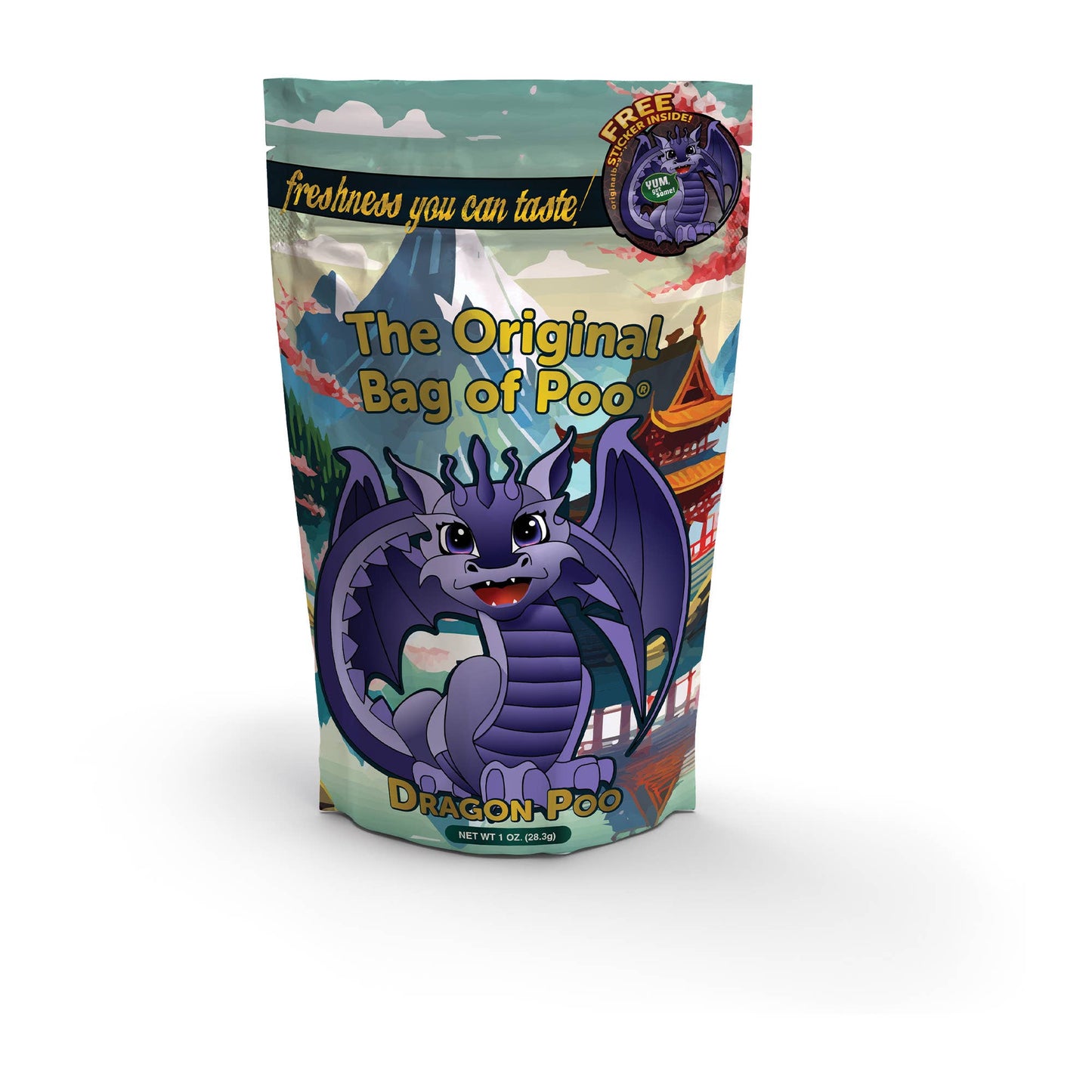 The Original Bag of Poo® (Dragon Cotton Candy Poo)