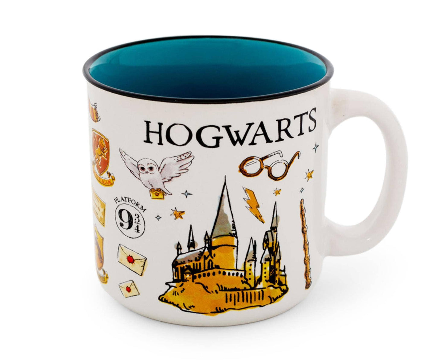 Harry Potter Hogwarts All Over Icons Destination 20oz Mug