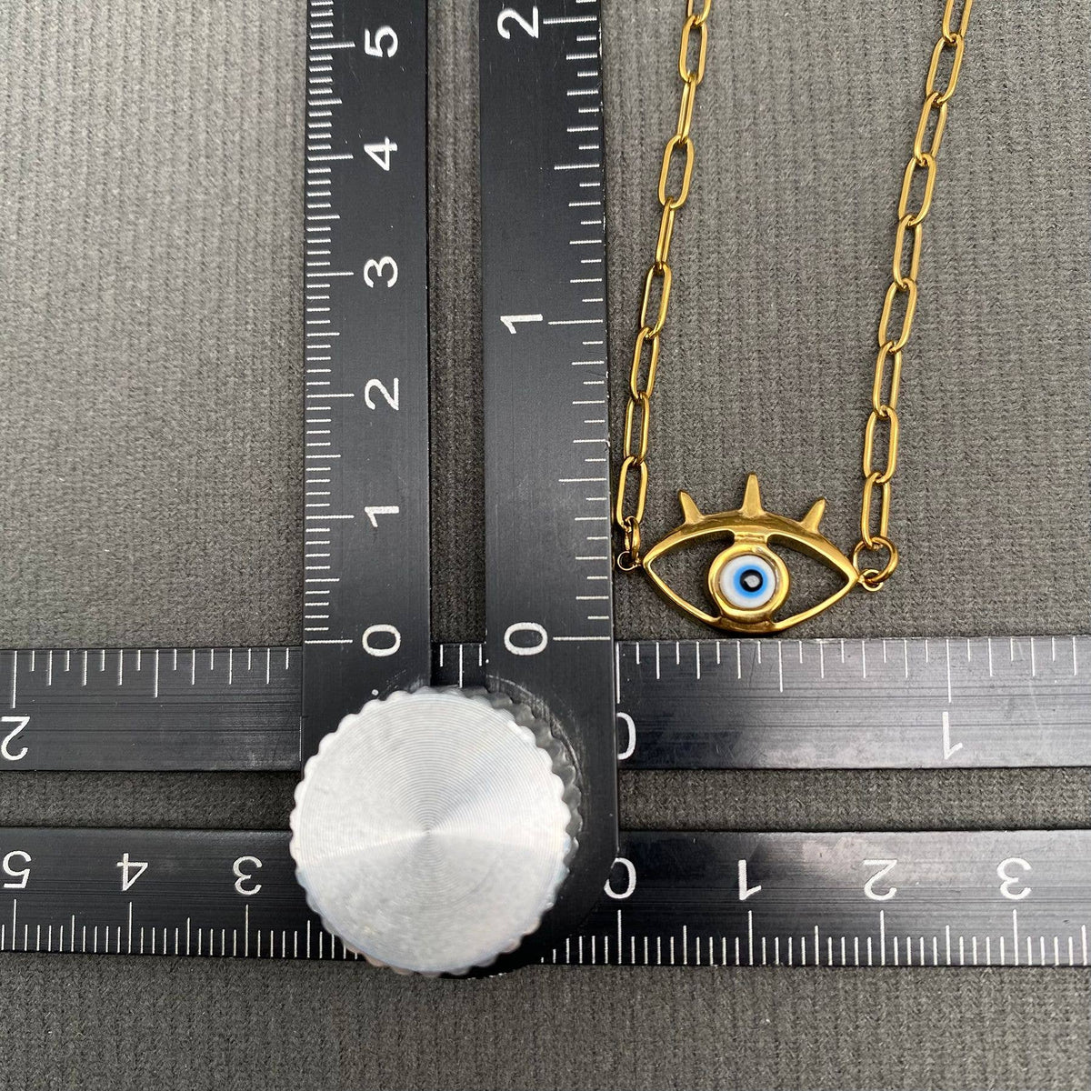 18K Gold-Plated Evil Eye Bracelet