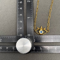 18K Gold-Plated Evil Eye Bracelet