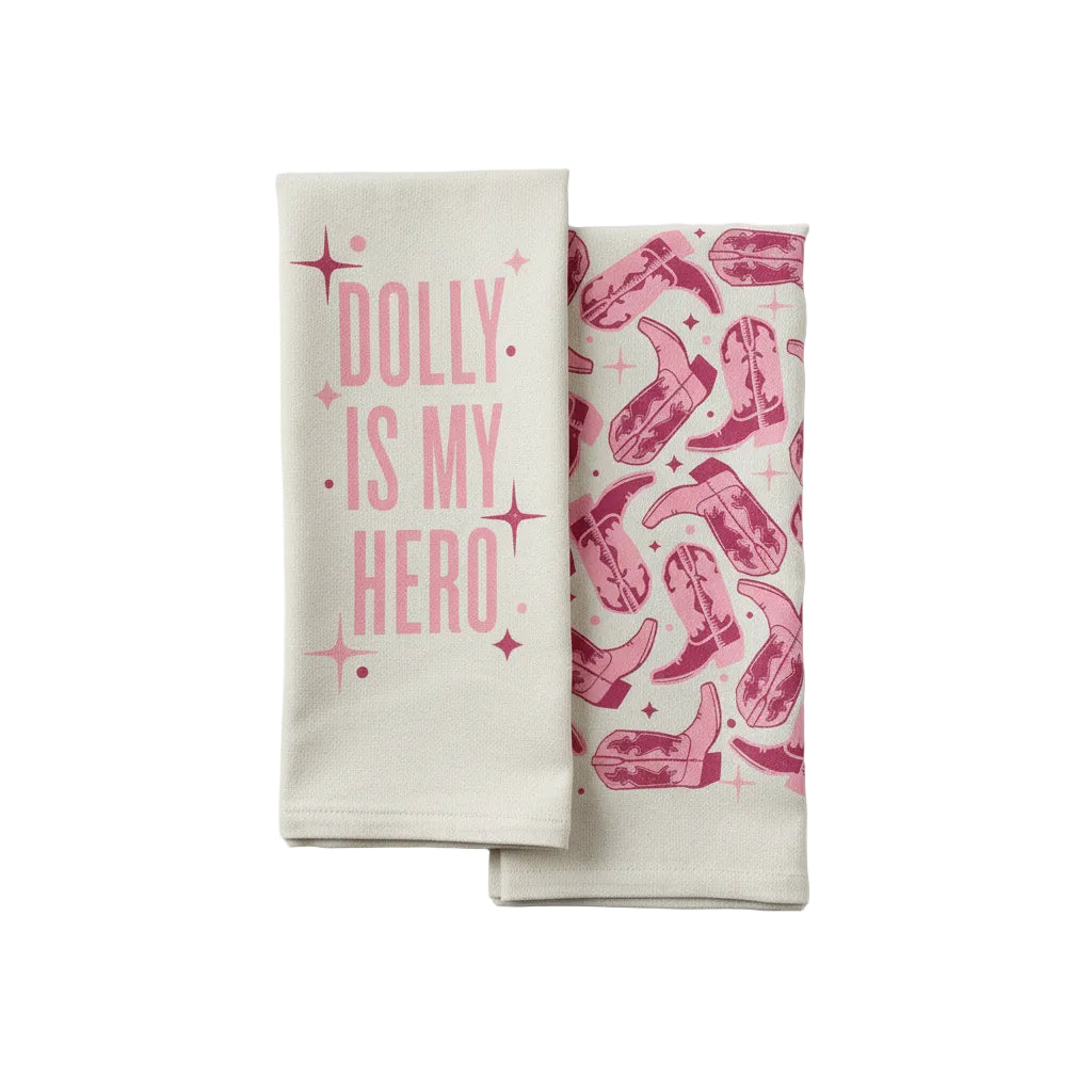 Dolly Is My Hero Kitchen Towel