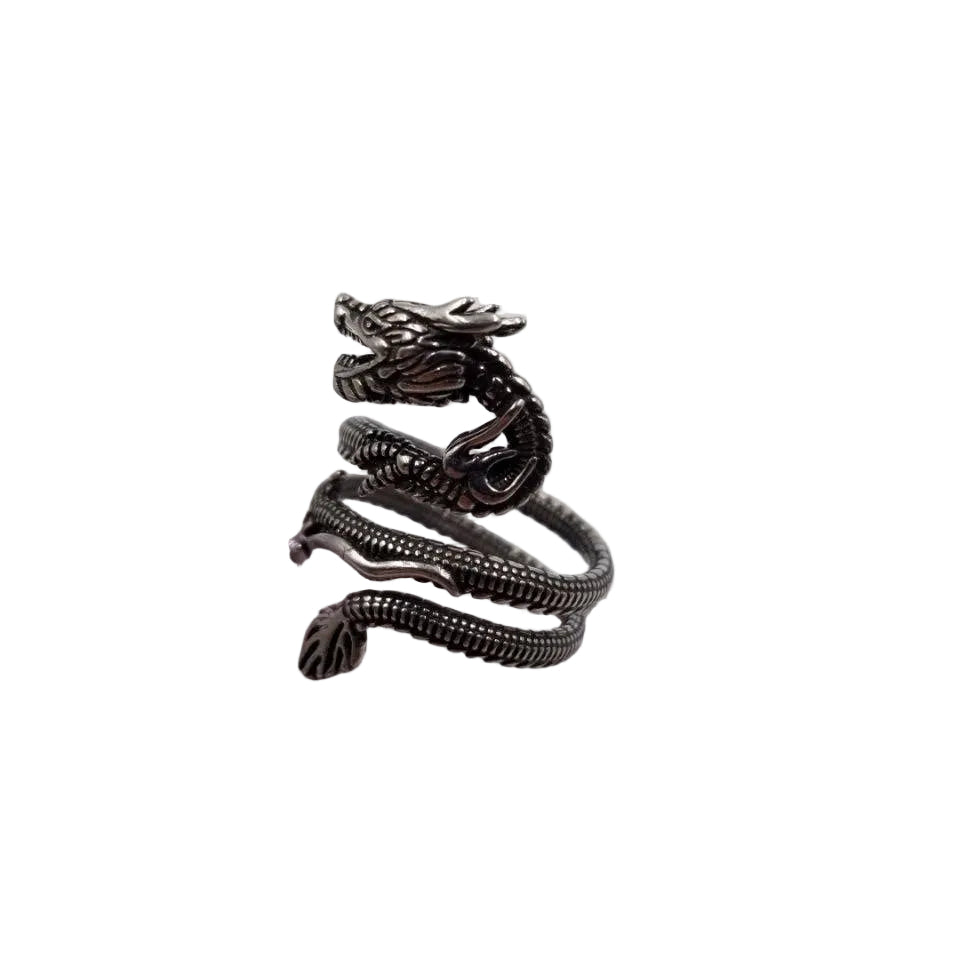 Vintage Dragon Adjustable Ring