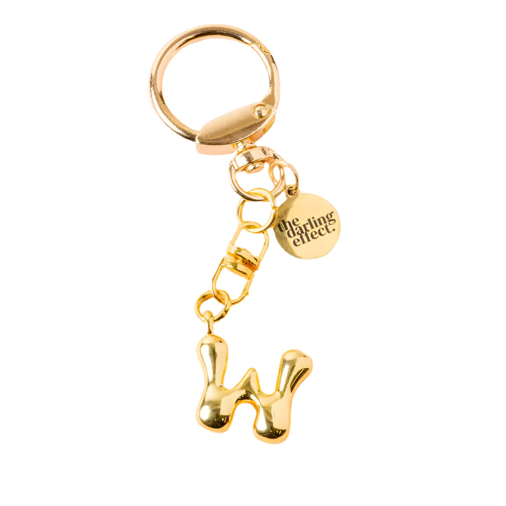 Bubble Letter Keychain Bag Charm