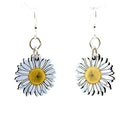 Daisy Blossoms Wooden Earrings