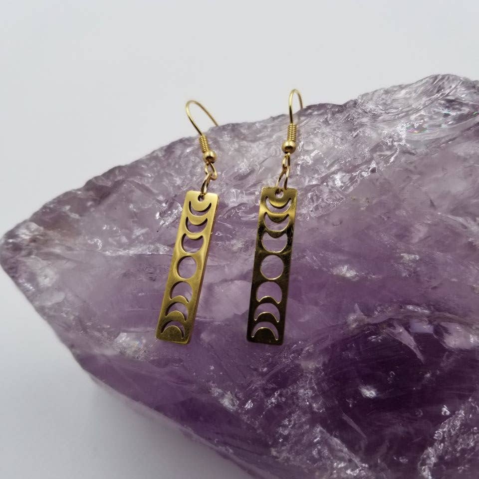 Moon Phase Earrings