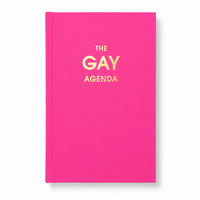 The Gay Agenda – Neon Rose Hardcover Journal