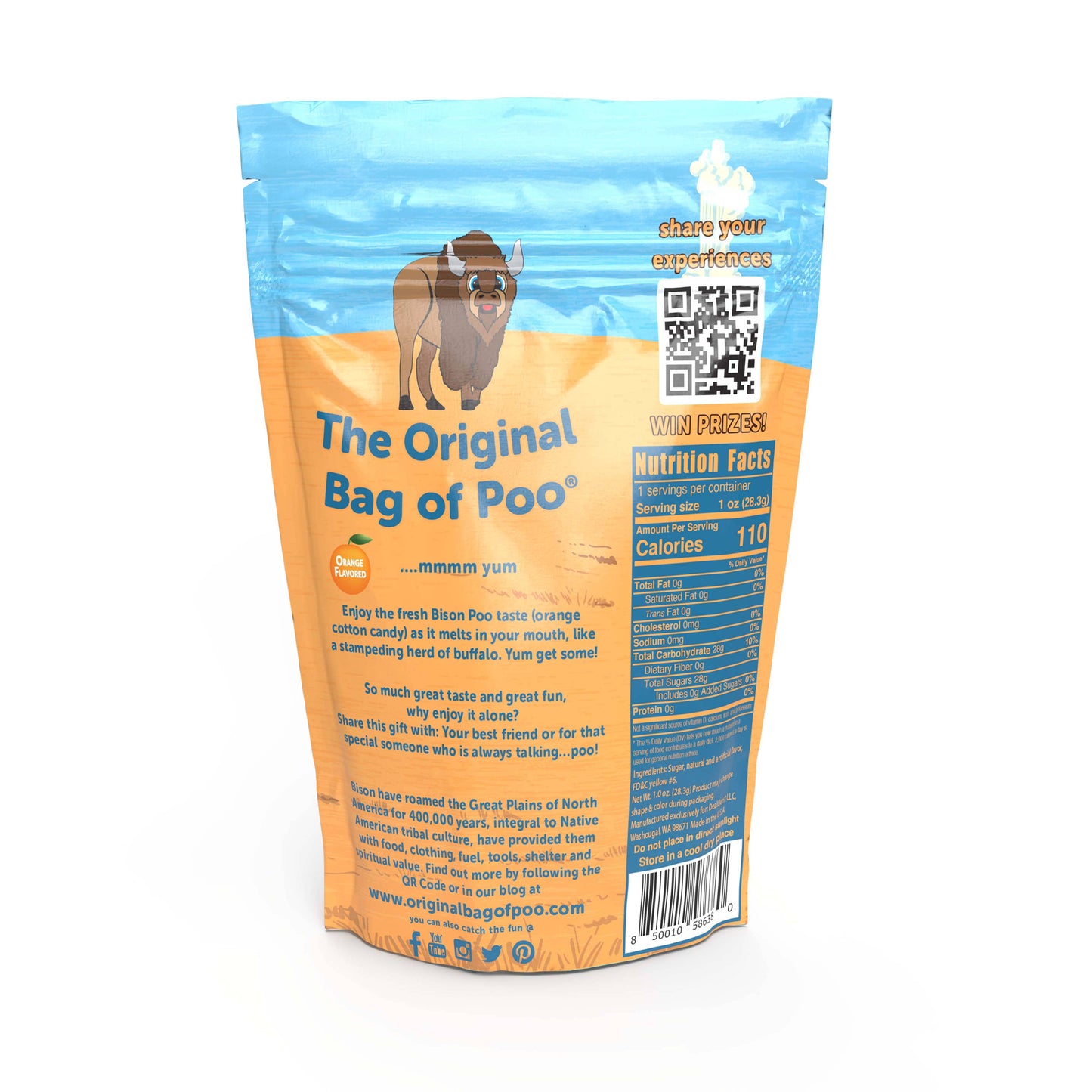 The Original Bag of Poo® (Bison Cotton Candy Poo)