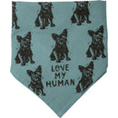 Yorkie/Love My Human Small Pet Bandana