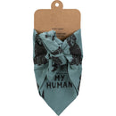 Husky/Love My Human Large Pet Bandana