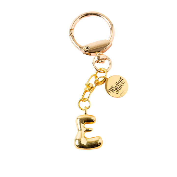 Bubble Letter Keychain Bag Charm