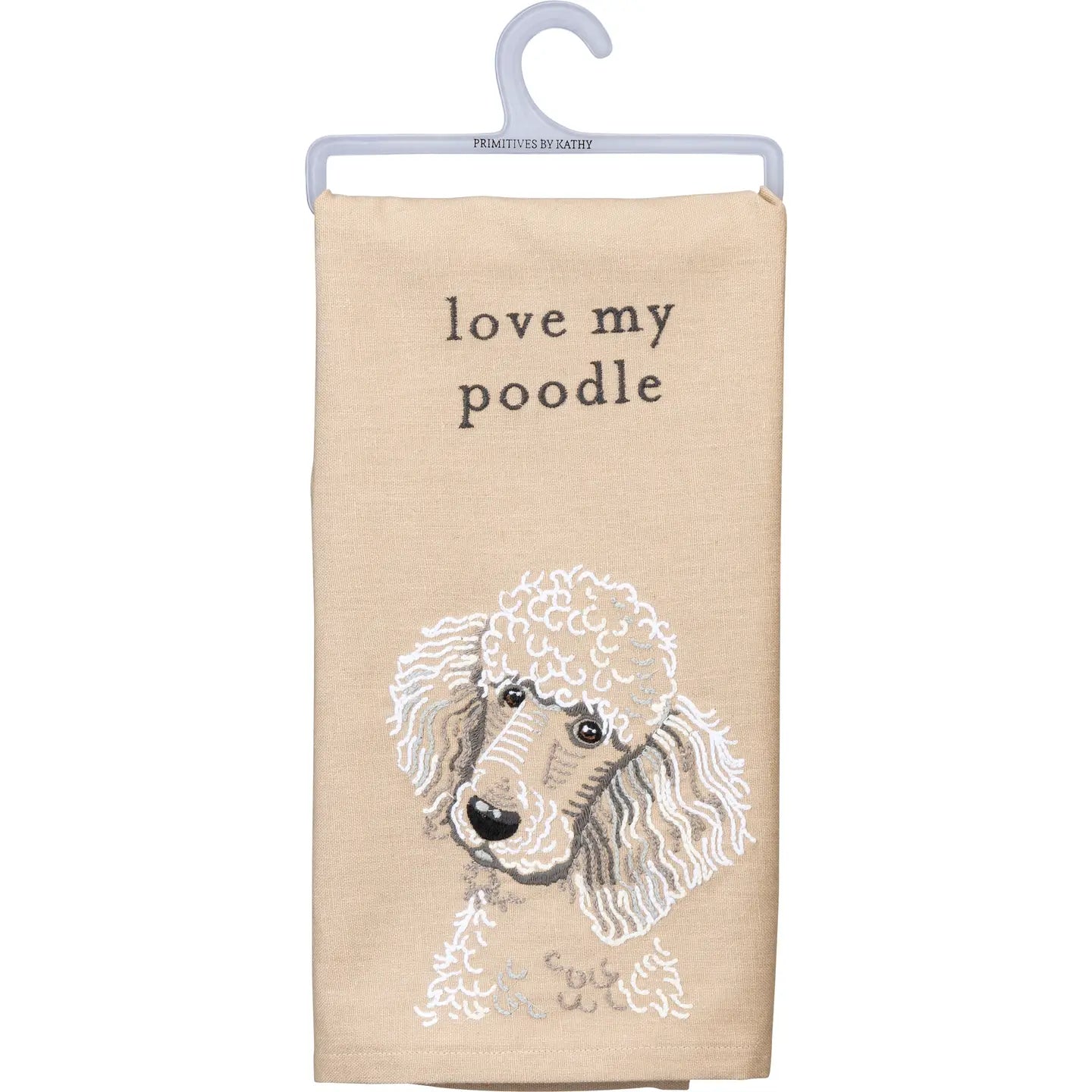 Love My Poodle Kitchen Towel