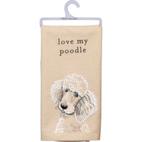 Love My Poodle Kitchen Towel