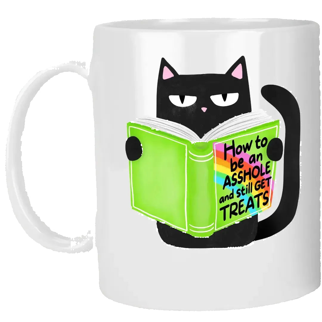 Salty Cat How To Get Treats Ceramic Mug