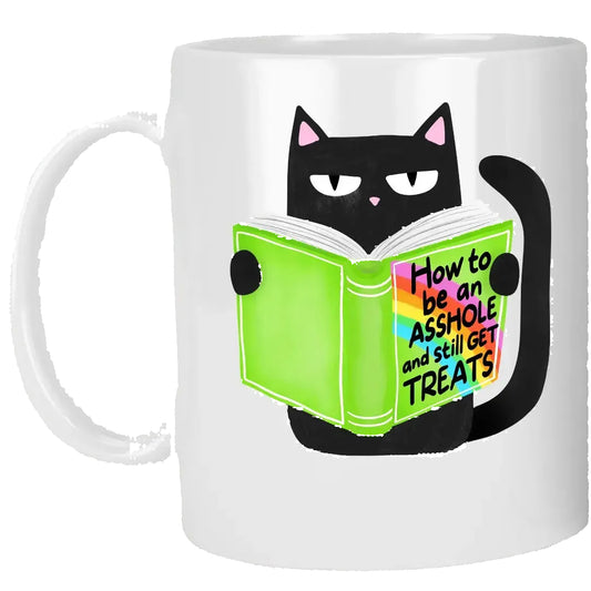 Salty Cat How To Get Treats Ceramic Mug