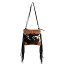 Tumbleweed Trail Fringed Hand-Tooled Bag