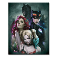 DC Gothem Sirens Tin Sign
