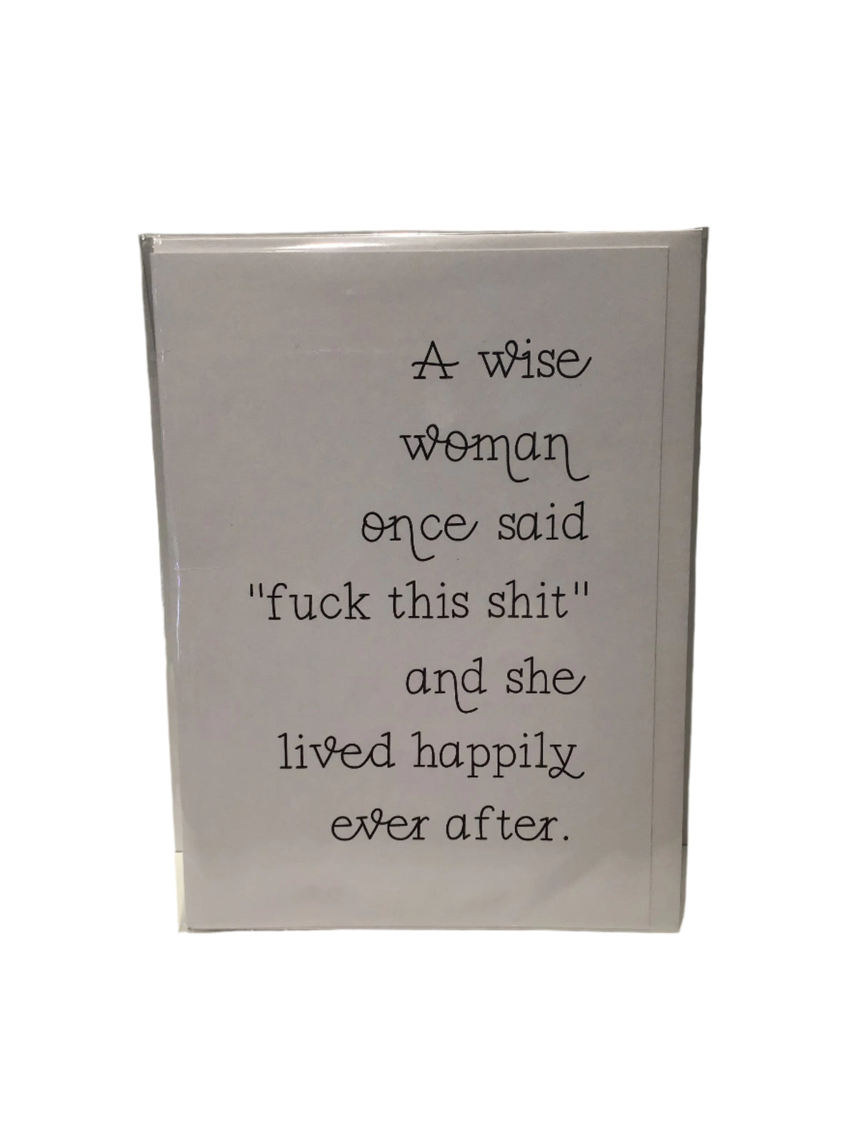 A Wise Woman Card