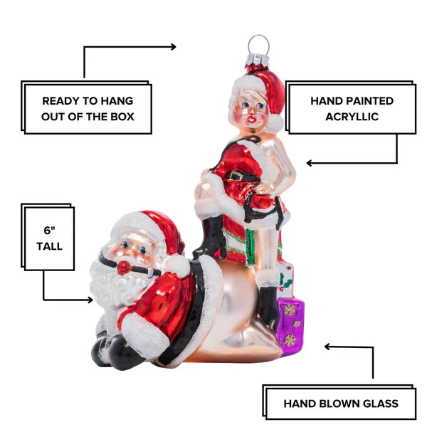 Submissive Santa Ornament