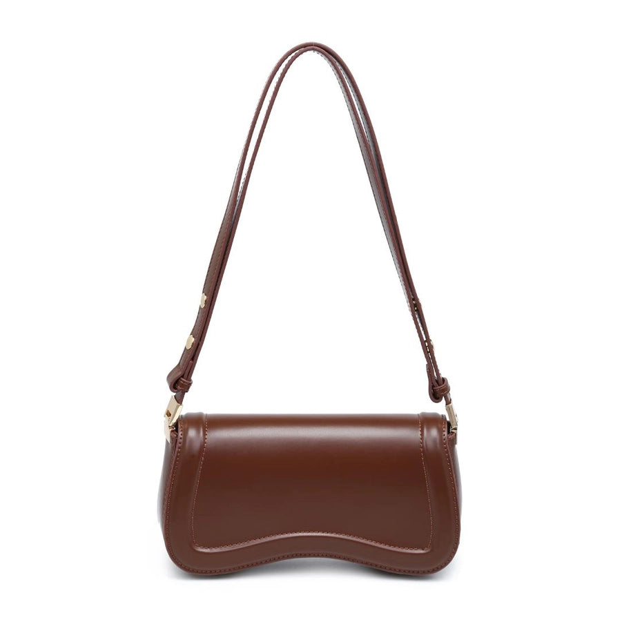 Wave Front Baguette Shoulder Bag