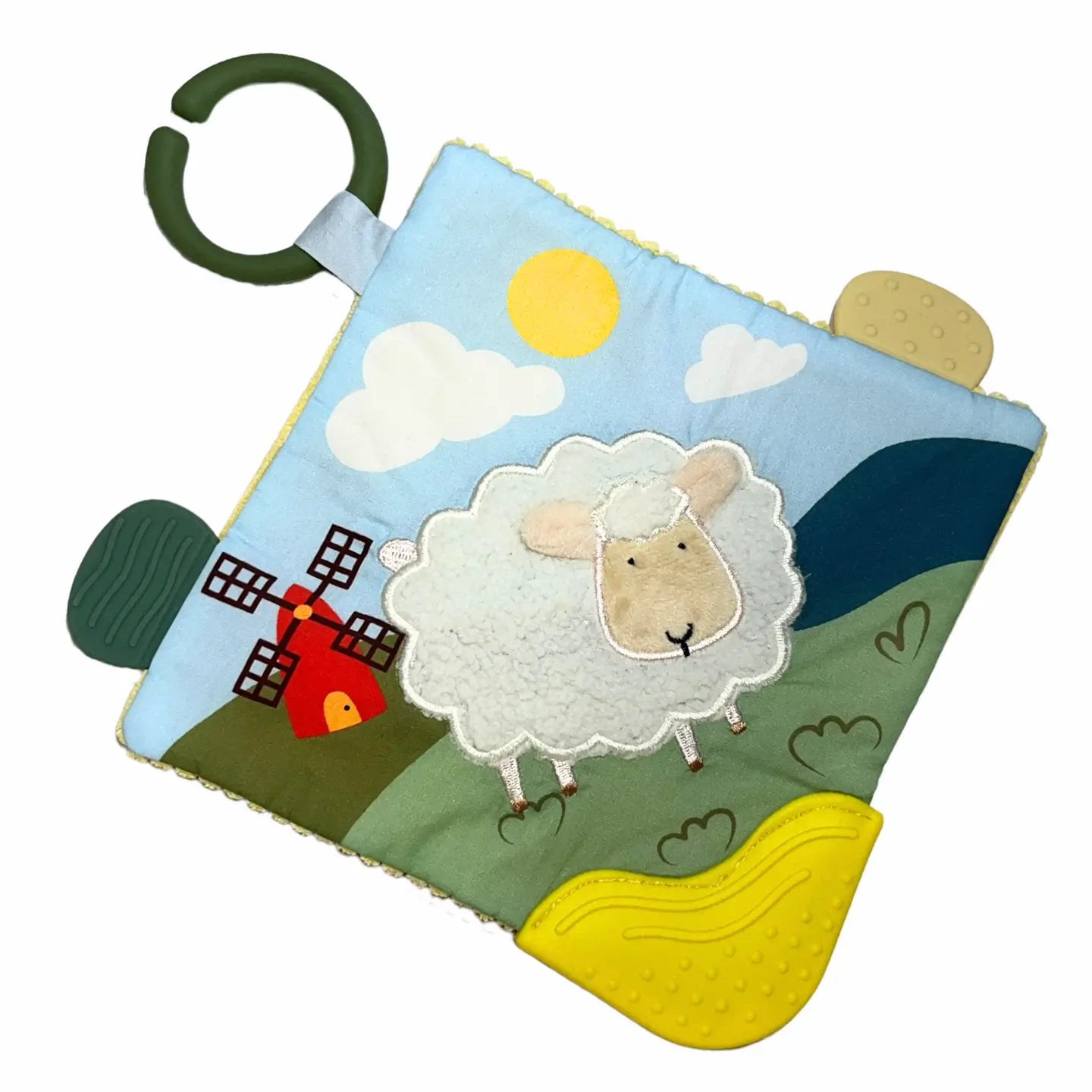 Crinkle & Teether Sensory Blankie