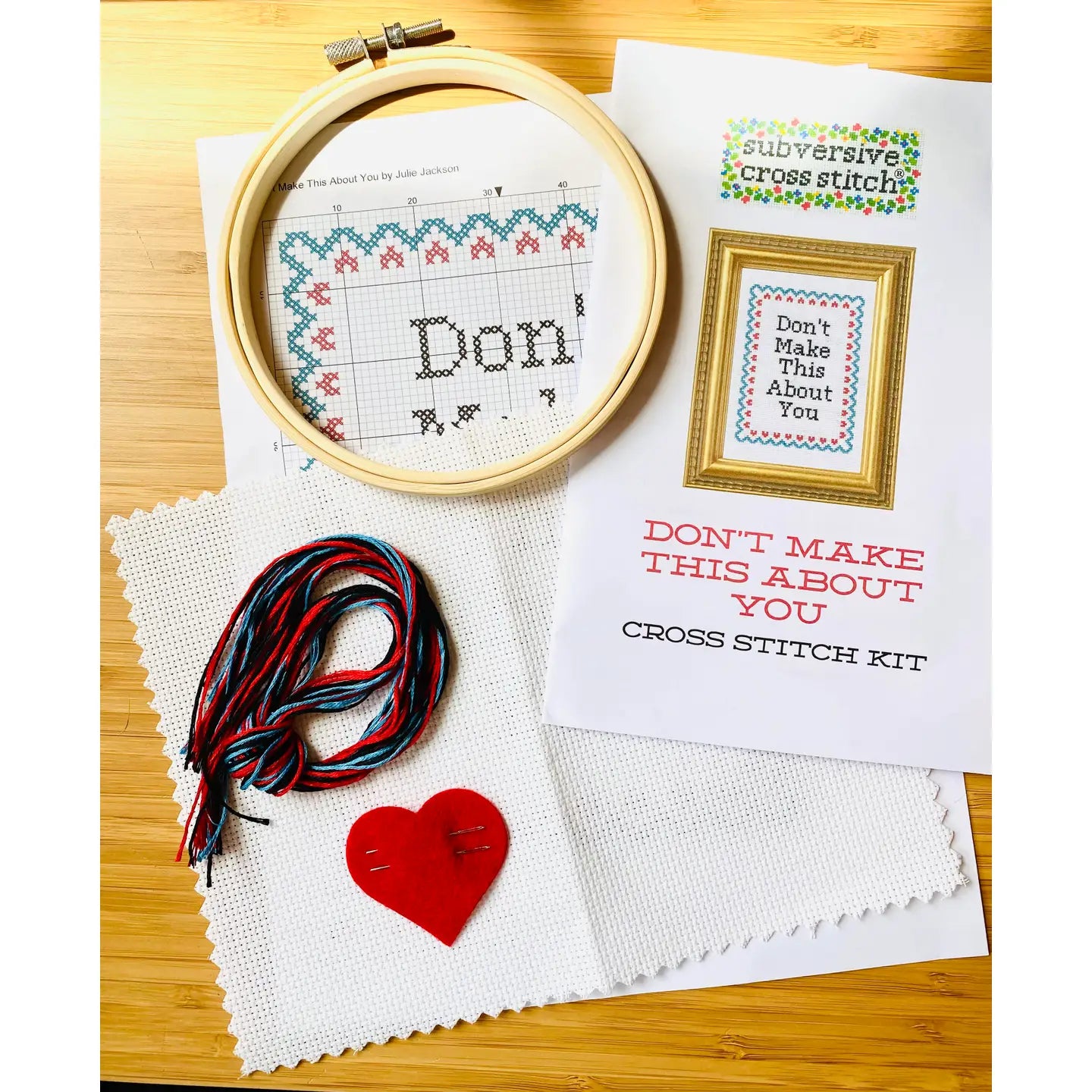 Keep Your Fucking Shit Cross-Stitch Kit