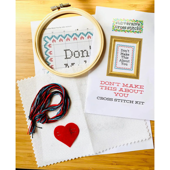 Keep Your Fucking Shit Cross-Stitch Kit