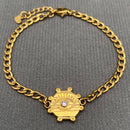 18K Gold-Plated Evil Eye Bracelet