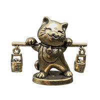 Brass Treasure Cat Crafts Decoration Desktop Ornaments