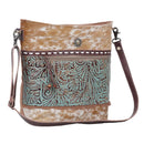 Peridot Canvas & Hairon Bag