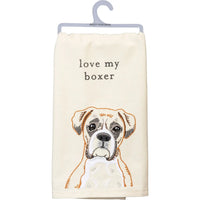 Love My Boxer Kitchen Towel
