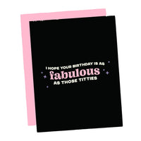 Fabulous Titties Greeting Card
