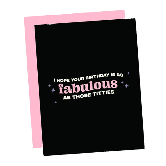 Fabulous Titties Greeting Card
