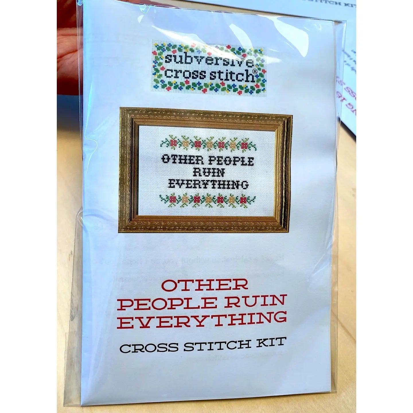 I Am Billing You For This Conversation Cross-Stitch Kit