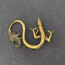 Brass Chinese Dragon Desktop Ornament