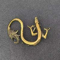 Brass Chinese Dragon Desktop Ornament