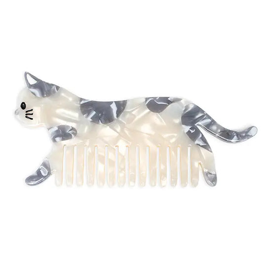 Wide-Tooth Mini Hair Comb Kitty Cat