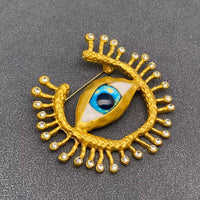 Evil Eye Brooch