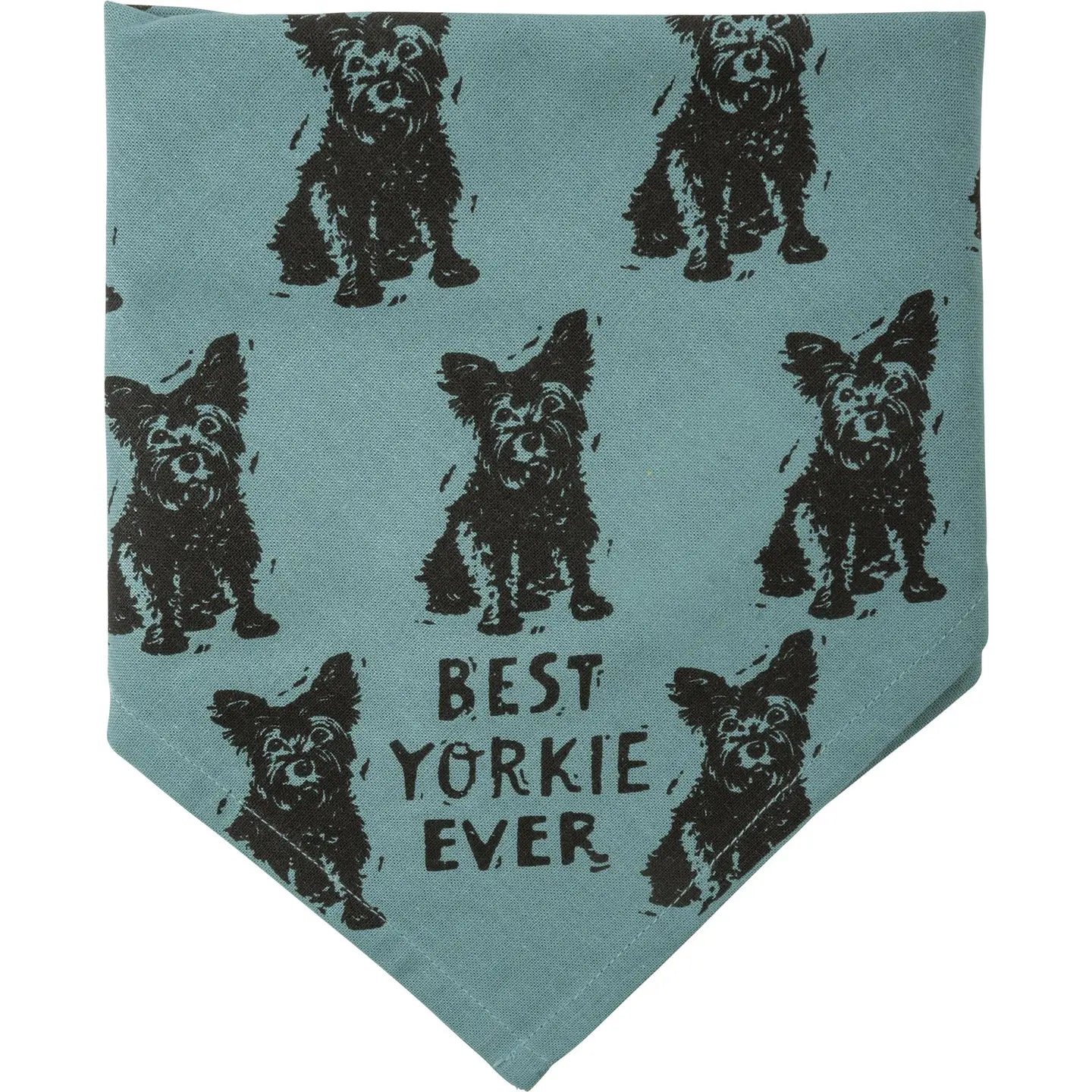 Yorkie/Love My Human Small Pet Bandana