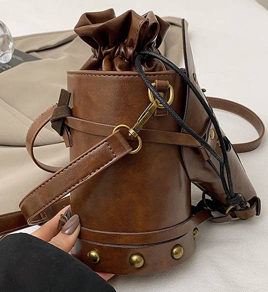 Horse Bucket Bag Punk Animals Crossbody Bag